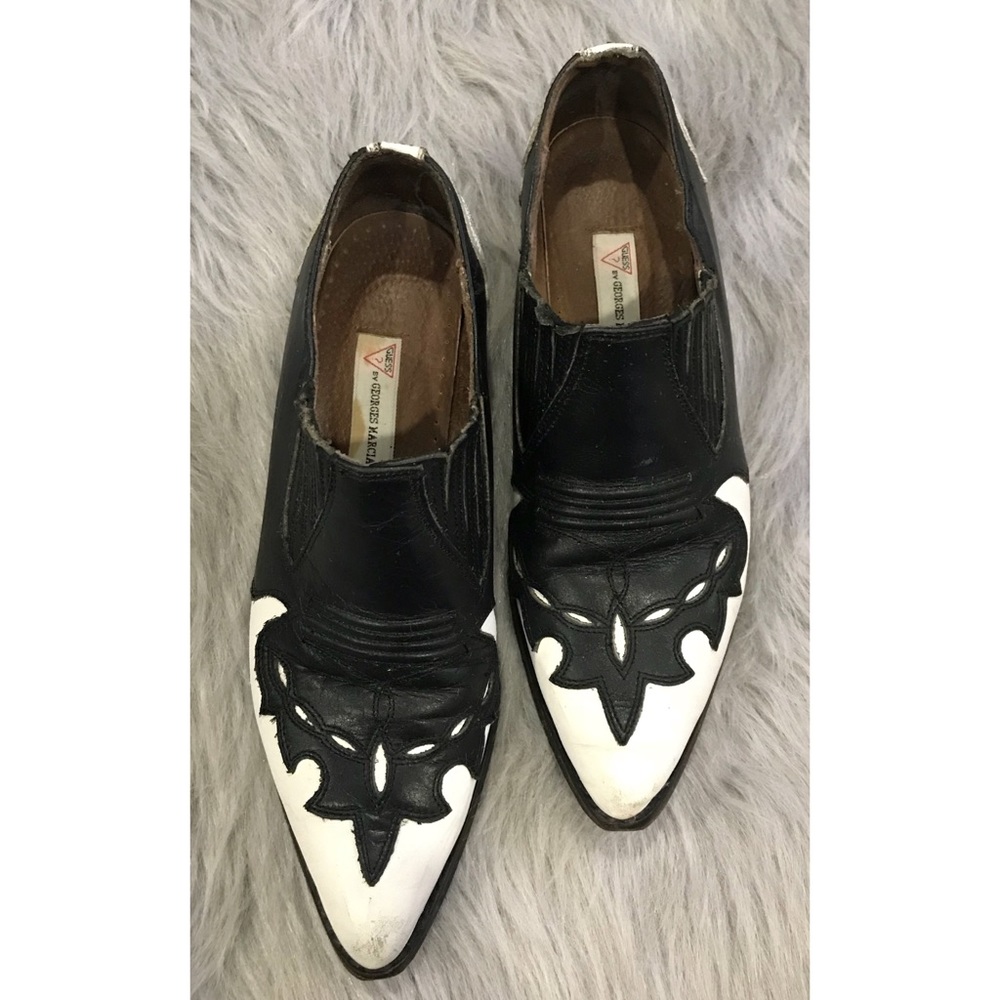 Vintage Guess Western Style Cowboy Ankle Booties